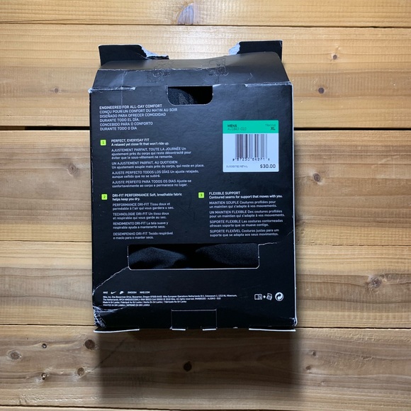 *NEW* Nike Boxer Brief Long Black (2 Pair) - Picture 2 of 7